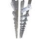 Glisiera aluminiu cu 12 lamele tip jaluzea, argintiu, 1 m, set 4 buc