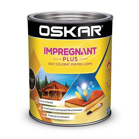 Lazura pentru lemn OSKAR Impregnant Plus, wenge, 0.75 l