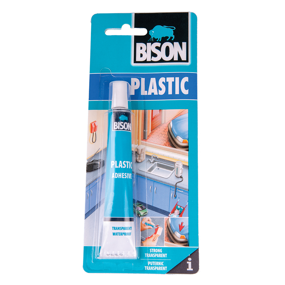 Adeziv pentru plastic si PVC rigid, Bison, 25 ml