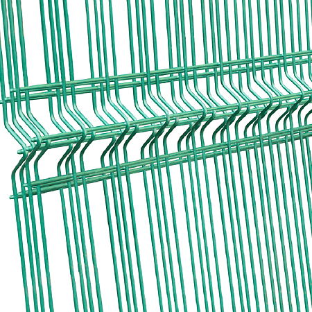 Panou gard plastifiat zincat bordurat verde 1700 x 2500 mm