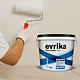 Vopsea lavabila interior Evrika, cu silicon, alb, 8.5 l Vopsea lavabila interior Evrika, cu silicon, alb, 8.5 l