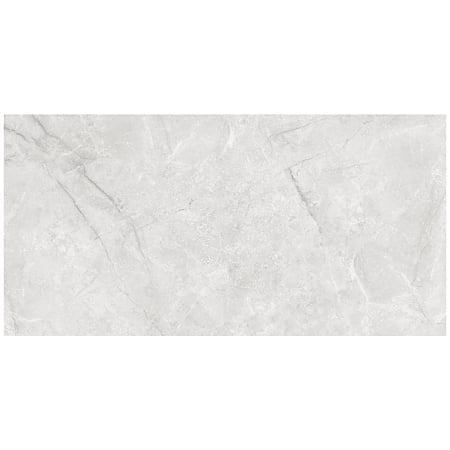 Gresie exterior/interior Makrana White, rectificata, portelanata, lucios, PEI III, piatra, gri, 120 x 60 cm