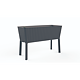 Jardiniera cu picioare Keter, plastic, maro, 120 l