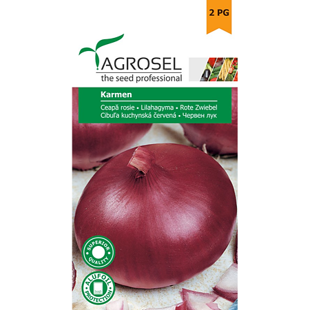 Seminte de ceapa rosie, Agrosel Karmen