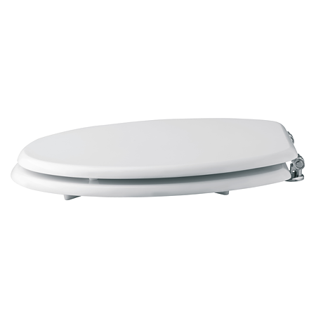 Capac WC Eurociere Legno, lemn, alb, 47.2 x 37.7 cm Capac WC Eurociere Legno, lemn, alb, 47.2 x 37.7 cm