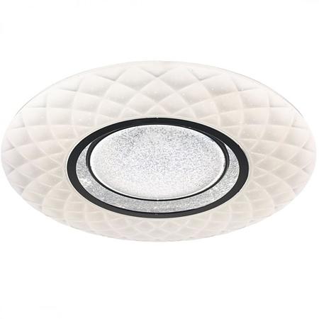 Plafoniera led Tokyo, D50, 24 W, metal/plastic, alb/crom, telecomanda