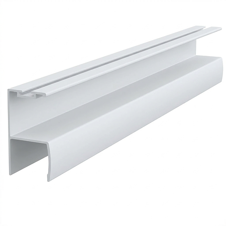 Profil maner Y cu perie, aluminiu, anodizat mat, 3 m