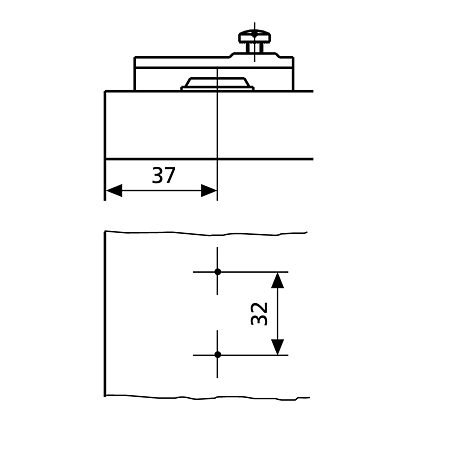 Placuta minibalama, FGV QS, otel, crom, H=2 