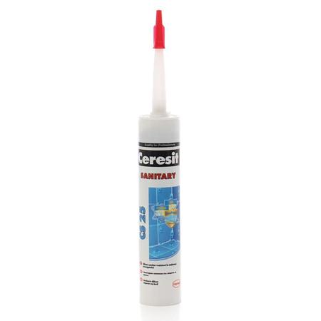 Silicon sanitar Ceresit CS 25, interior/exterior, alb, 280 ml