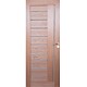 Usa interior celulara cu geam Pamate U80, reversibila, MDF, stejar auriu, toc fix, 200 x 60 x 3.5 cm