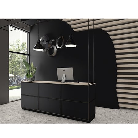 Placa MDF lacuit Egger PerfectSense U999 PM Negru, anti-amprenta