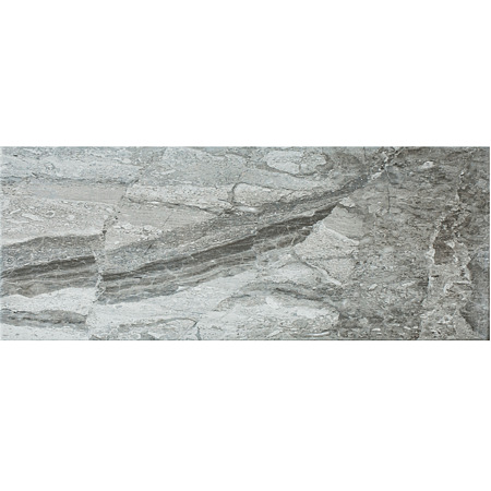 Faianta Style for Ceramic Troia Dark Grey 918 B, gri inchis, aspect de piatra, lucioasa, 21 x 52 cm