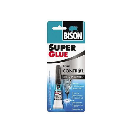 Adeziv universal Bison Super Glue, 3g