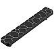 Maner puzzle 8804, silicon, negru/alb, 64 mm