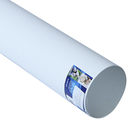 Tub circular PVC, Dospel 007-0208, alb, D/O 100/1 mb
