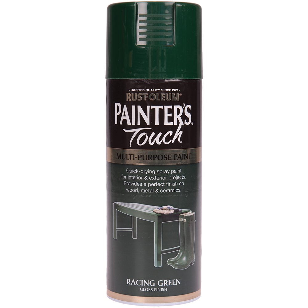 Vopsea spray decorativa Rust-Oleum Painter`s Touchs, verde, lucios, interior/exterior, 400 ml