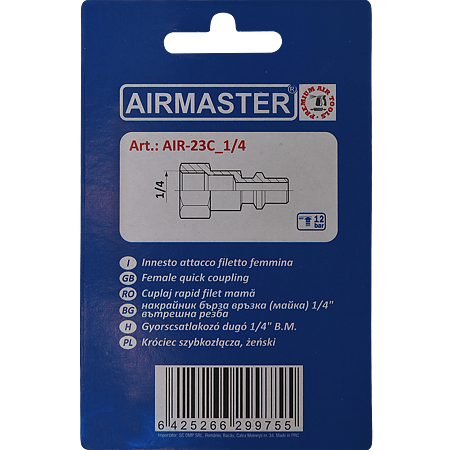 Cuplaj rapid MAMA, filet, racord 1/4 inch