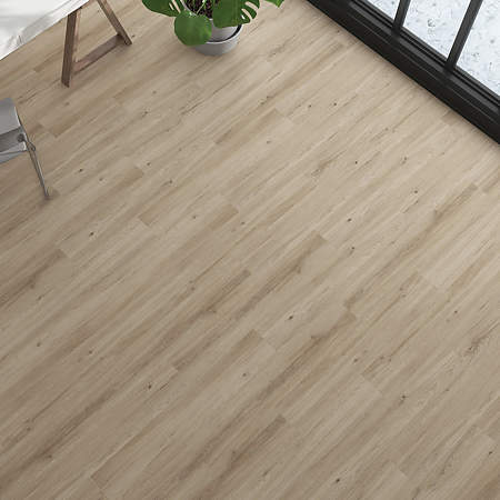 Parchet laminat 7 mm AGT Bella Lugano, nuanta medie, bej, clasa de trafic 31, clic sistem, 1200 x 191 mm