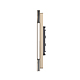 Panou intrerupator simplu + simplu Livolo VL-P701/01-4A, sticla securizata, auriu