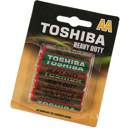 Baterie Toshiba Heavy Duty, AA/R6, blister 4 bucati