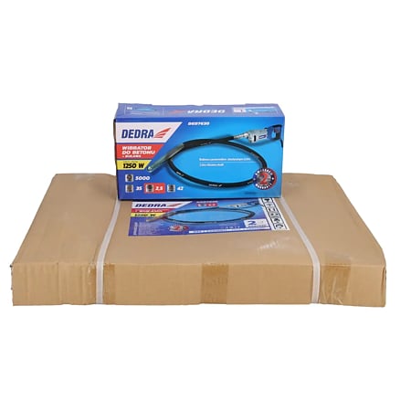 Vibrator pentru beton Dedra DED7630, furtun 2.5 m, 1200 W