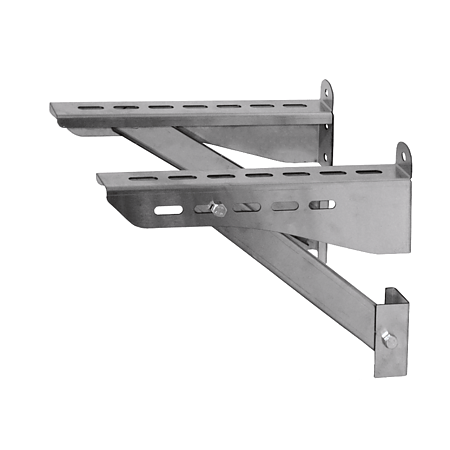 Suport cos prindere consola pentru burlan, inox, 400 mm