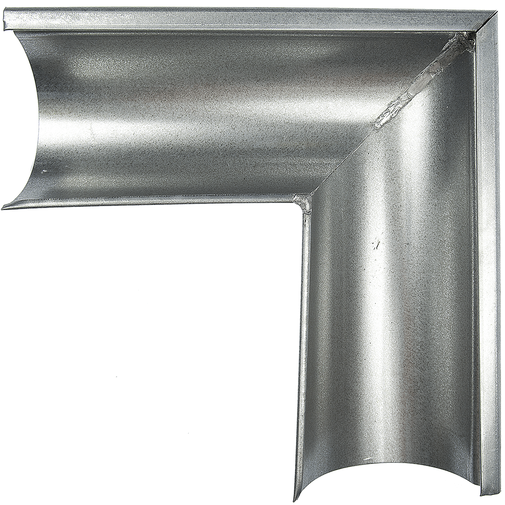 Coltar exterior, metalic, 125 mm, zincat 125