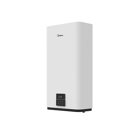 Boiler electric 73 l Midea Flat D80-20ED6, 2000 W, vertical/orizontal, fara serpentine, 2 rezervoare, alb, 39 kg, 896 x 566 x 326 mm