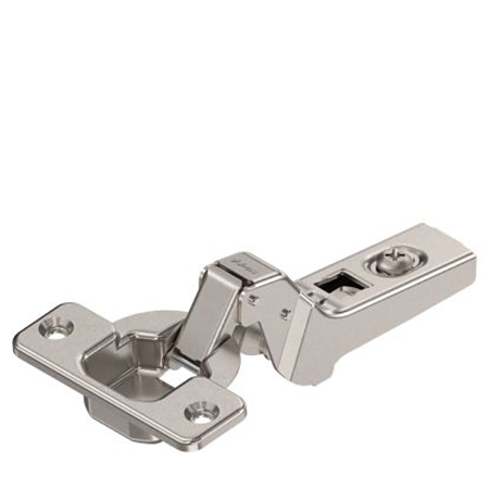 Balama aruncatoare clip-top Blum, incadrata, otel nichelat, argintiu