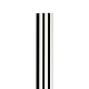 Panou riflaj acustic alb uni, suport feltru 8 mm, interior, 2600 x 144 x 20 mm