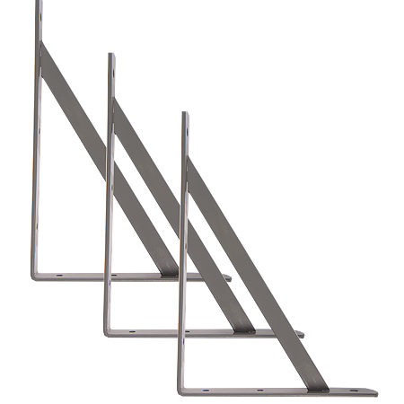 Consola punte, gri, 300 x 200 x 30 mm