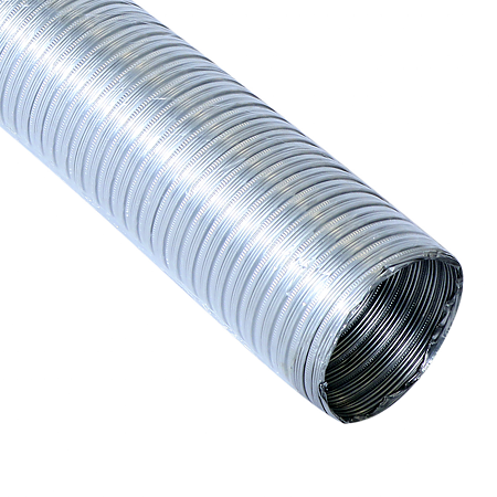 Tub Vents, aluminiu, gri, 3m, diametru 100mm Tub Vents, aluminiu, gri, 3m, diametru 100mm