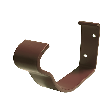 Carlig aplicat jgheab, metalic, 125 mm, maro RAL 8017 | MatHaus