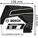 Nivela cu laser si linii Bosch Professional GLL 2-50, 20 m, autonivelare, stativ