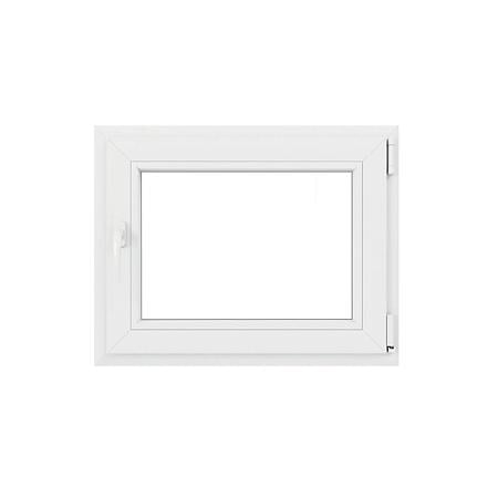 Fereastra PVC, 5 camere, deschidere oscilobatant, dreapta, alb, 120 x 60 cm 