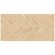 Gresie portelanata exterior/interior KAI Tilia Beige, rectificata, tip chevron, mat, decor lemn, bej, 60 x 120 cm