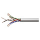 Cablu UTP cat5E Emos, 4 perechi, 24 AWG, nemufat, rola 305 m