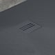 Cada de dus Radaway Kyntos F HKF10080-64, marmura lichida, antibacteriana, anti-alunecare, antracit, 100 x 80 cm