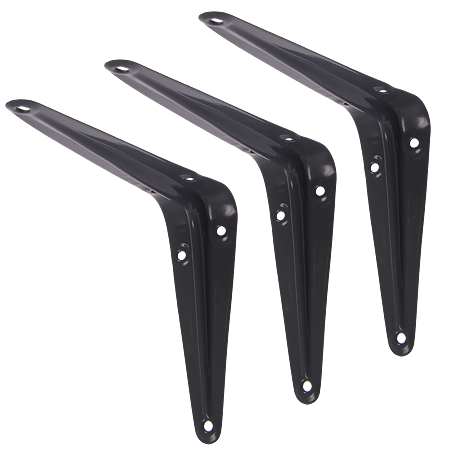 Consola din tabla, gri, 75 x 100 x 31 mm