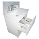 Mobilier baie Badenmob Seria 033, baza cu lavoar, MDF/PAL, alb, 60 x 46 x 81 cm