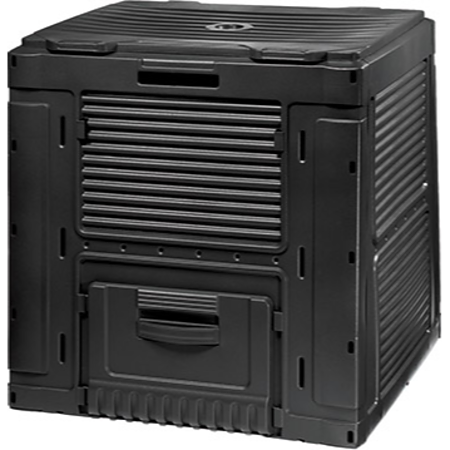 Compostor Keter E-Composter, plastic, 470 l, 79 x 79 x 79 cm, negru