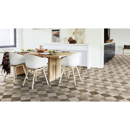 Covor PVC linoleum Evolution Toscana 2, bej+maro, clasa 22, grosime 2.7mm, latime 400 cm