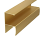 Profil maner Y ECO NLB, aluminiu, auriu mat, 3 m