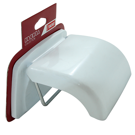 Suport hartie igienica Romtatay Iberia, plastic, sistem prindere pe perete, 18 x 5 x 18 cm Suport hartie igienica Romtatay Iberia, plastic, sistem prindere pe perete, 18 x 5 x 18 cm