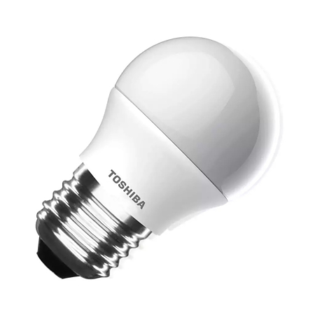 Bec LED Toshiba G45, E27, 7 W, 806 lm, lumina calda 3000 K