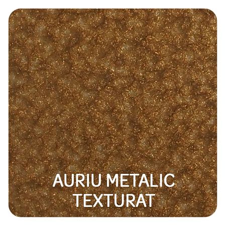 Vopsea alchidica/email Protecta 3 in 1, auriu metalic texturat, interior/exterior, 0,5 L