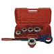 Set clupa filetat manuala Dedra 07A78, otel, 3/8", 1/2", 3/4", 1", 1 1/4"