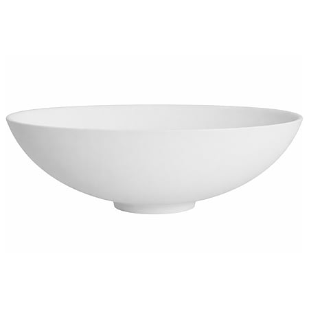 Lavoar oval Marmite WB 0608 500C, compozit mineral, antibacterian, fara preaplin, montaj pe blat, alb mat, 500 x 400 x 150 mm