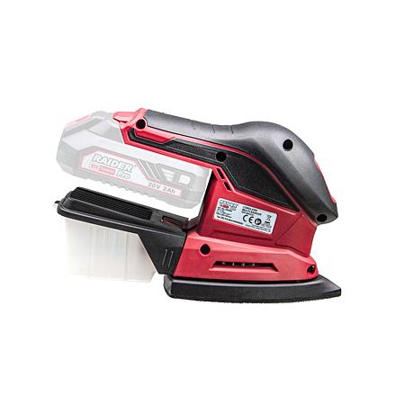 Slefuitor multifunctional R20 Raider RDP-SMSA20 Solo, 20 V, triunghiular, prindere Velcro, colector praf, 11000 rpm, 148 x 101 mm Slefuitor multifunctional R20 Raider RDP-SMSA20 Solo, 20 V, triunghiular, prindere Velcro, colector praf, 11000 rpm, 148 x 101 mm