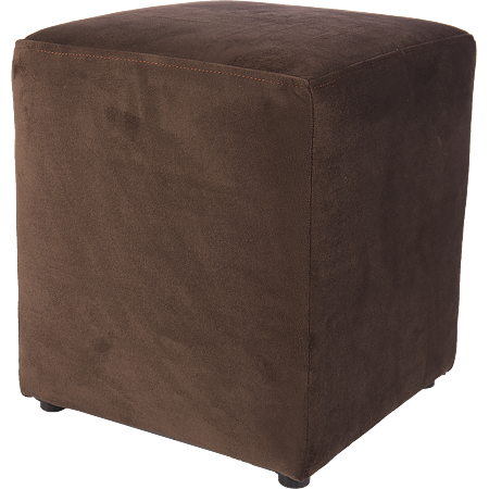 Taburet Cube tapiterie stofa N10 maro 45x38x38 cm